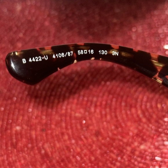 Burberry Dark Havana Brown Sunglasses w Dark Grey Lenses. - Picture 6 of 16